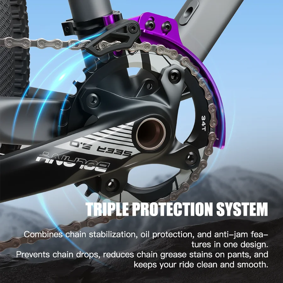 Chain Guide Iscg - BOLANY Bike Chain Stabilizer 34.9mm 31.8mm