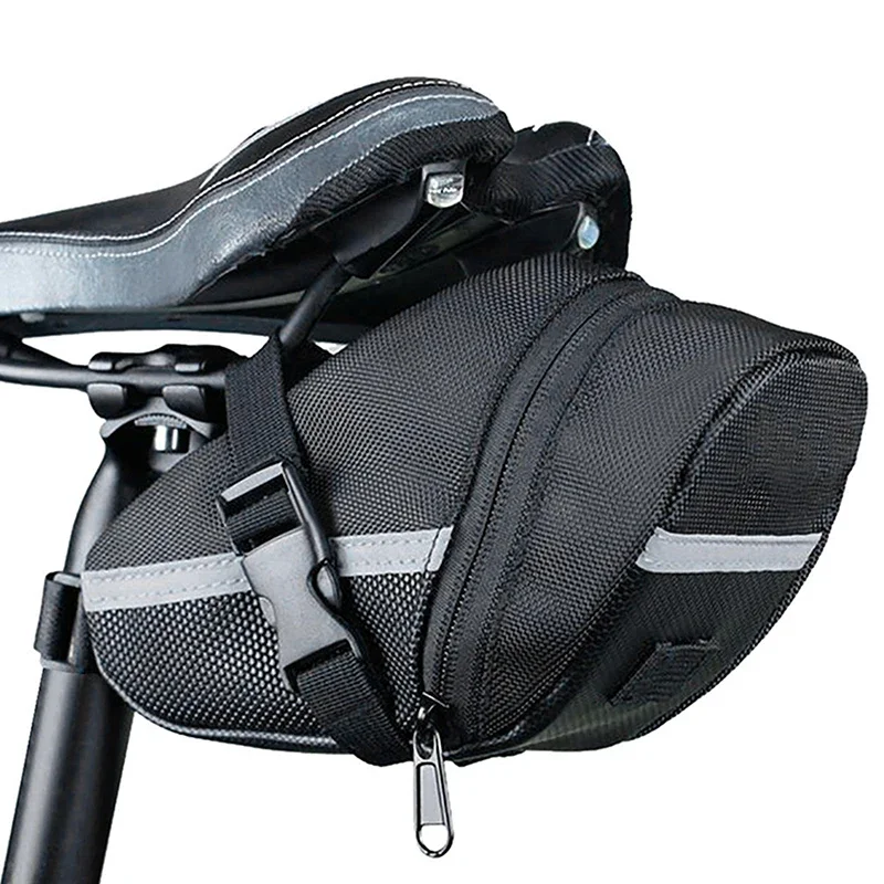 Mountain Biking Oxford - Reflective Strip Bike Saddle Under Seat