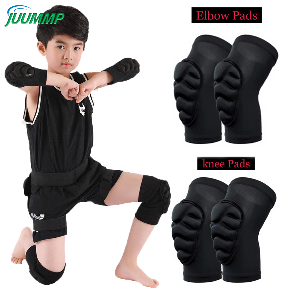 Mountain Biking Knee Pads - 1Pair Thick Sponge Knee Pads Elbow