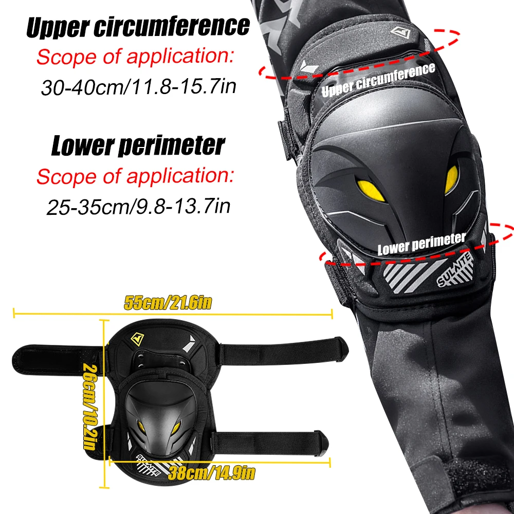 GOMOREON 1Pair Motorcycle Elec - огляд і ціна Mountain Biking Knee And Elbow Pads