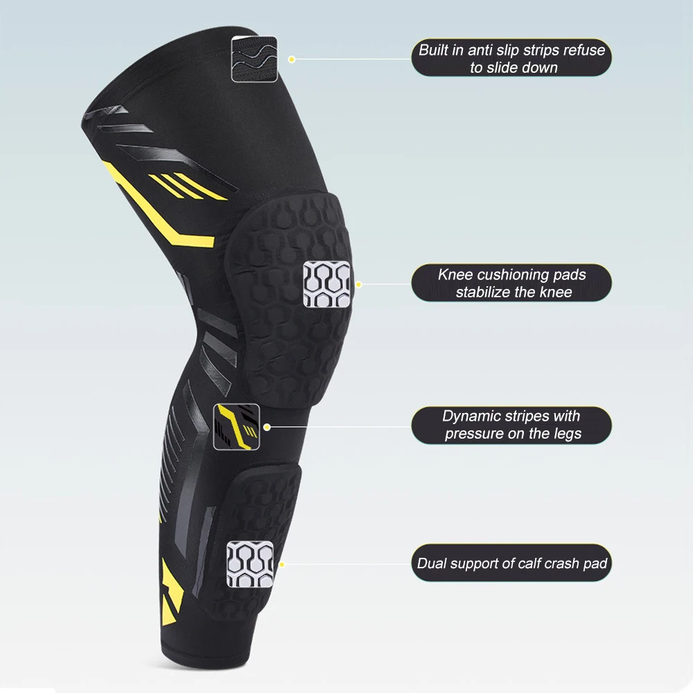 1Piece Padded Knee Compression - огляд і ціна Mountain Biking Knee Pads