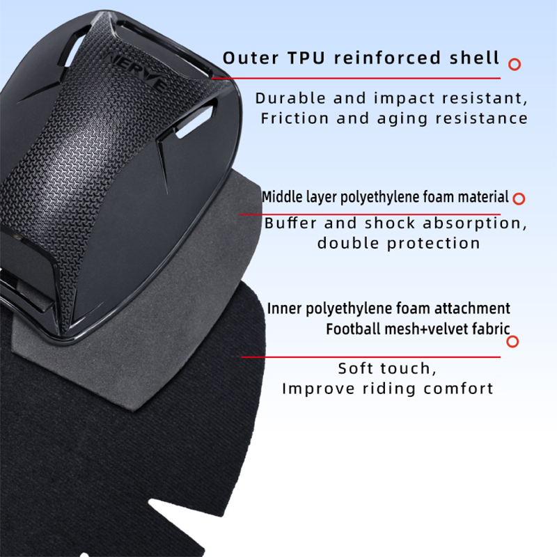 NERVE Motorcycle Knee Pads Mot - огляд і ціна Mountain Biking Knee And Elbow Pads