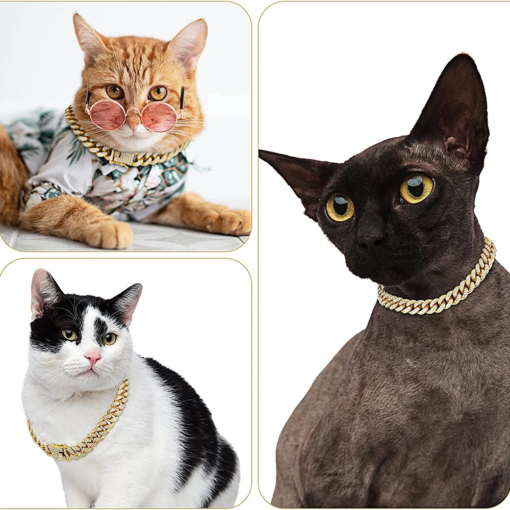 Rhinestone Dog Chain Collar Me - огляд і ціна Chain Quick Link