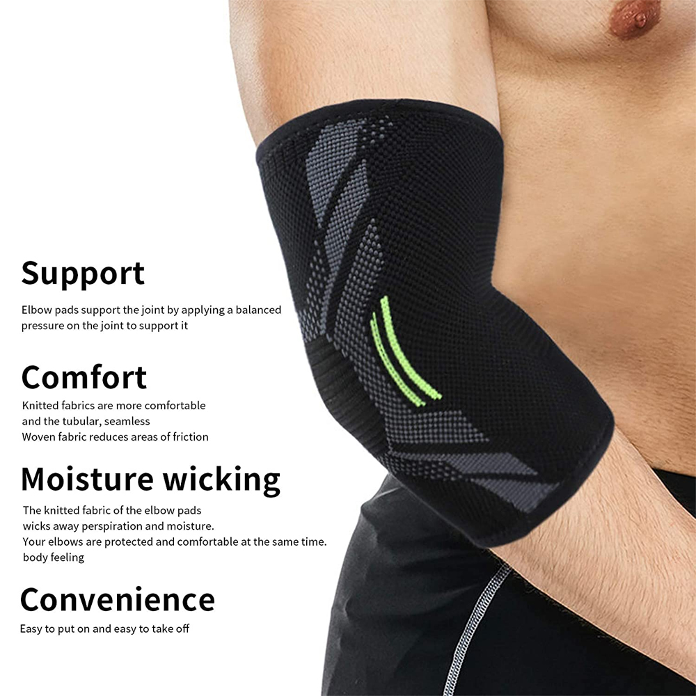 Elbow Support Elastic Gym Spor - огляд і ціна Mountain Biking Knee Pads