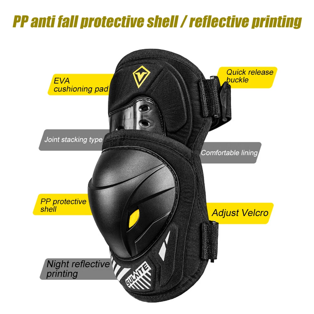 1Pair Electric Bike Motorcycle - огляд і ціна Mountain Biking Knee And Elbow Pads
