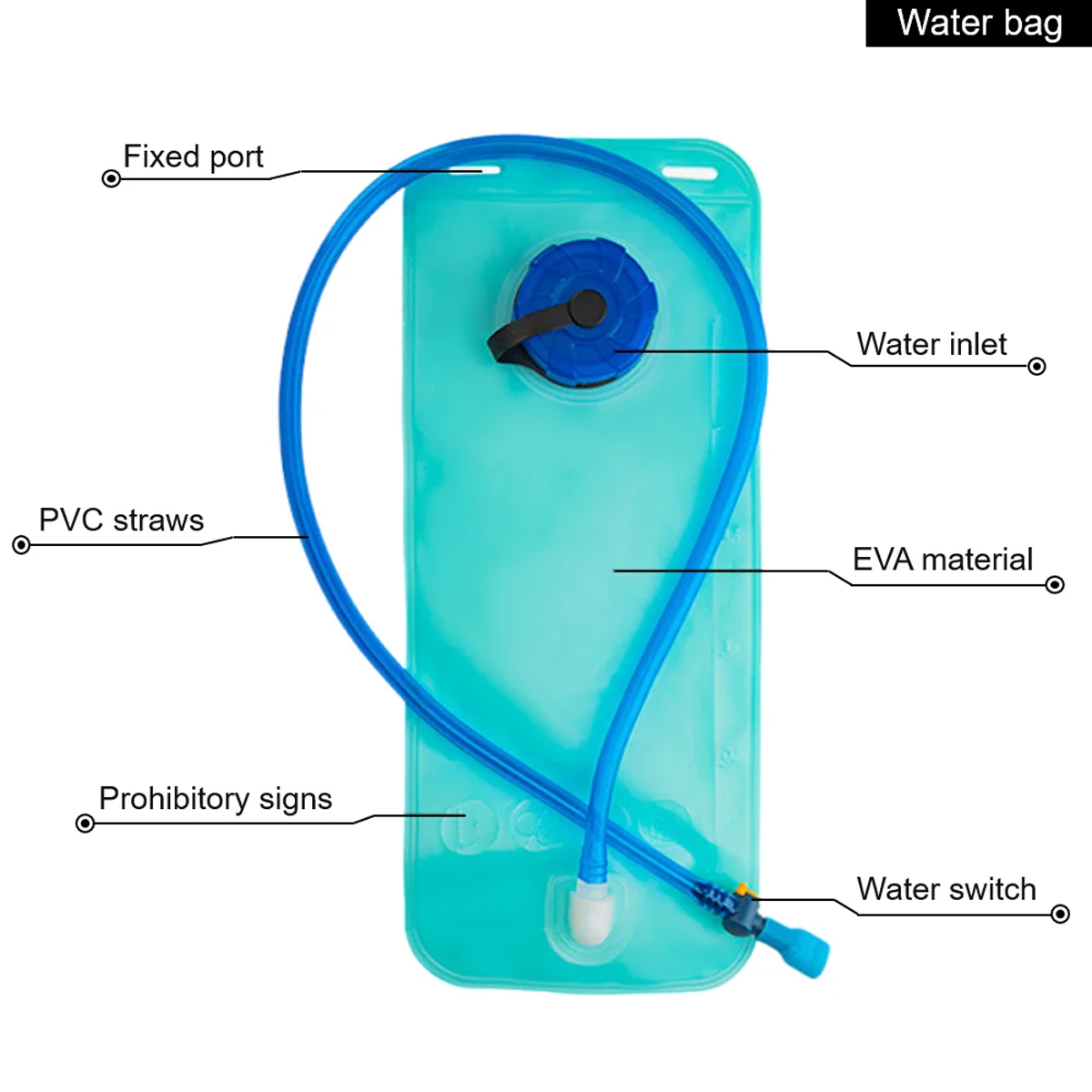 Motorcycle Cycling Hydration P - огляд і ціна Mountain Biking Rucksack
