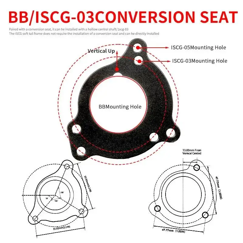 TANKE Bicycle Chain Guide ISCG - огляд і ціна Chain Guide Iscg