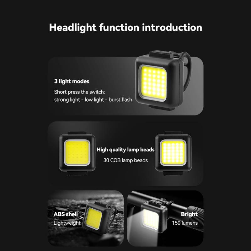 2 PCs Mini Mountain Bike Light - огляд і ціна Mountain Biking Rucksack