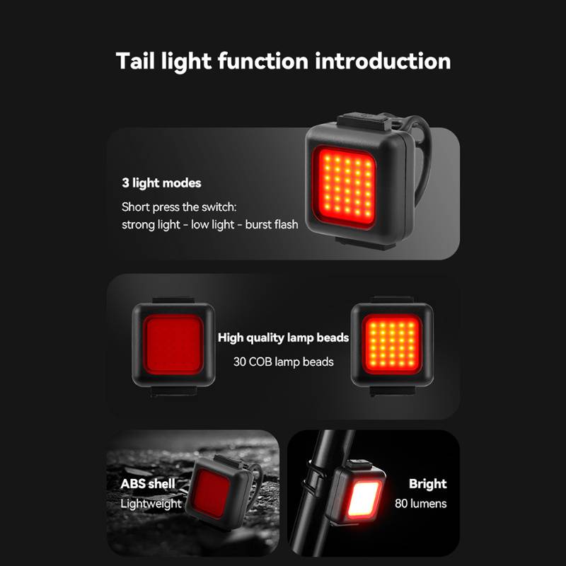 2 PCs Mini Mountain Bike Light - огляд і ціна Mountain Biking Rucksack