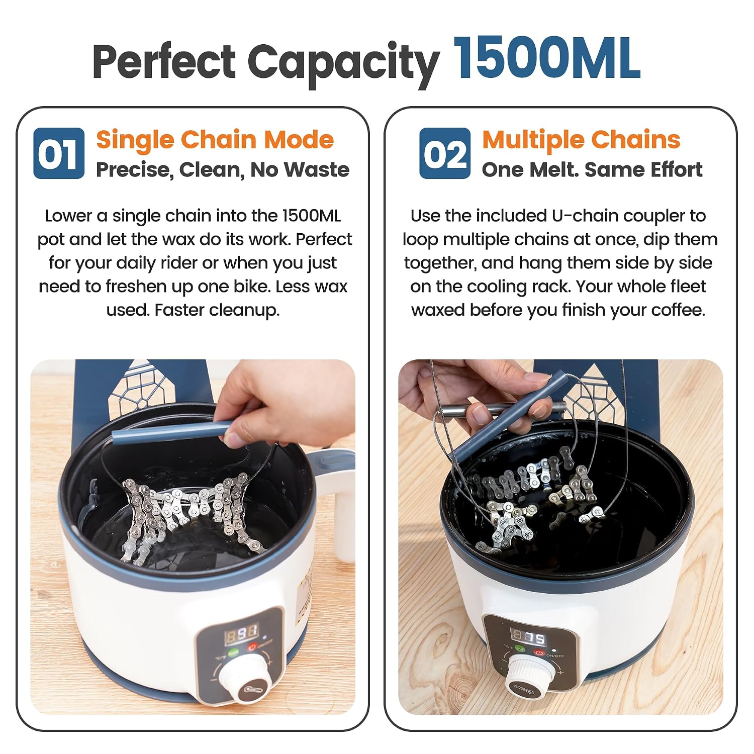Bicycle Chain Wax Melting Pot  - огляд і ціна Chain Quick Link