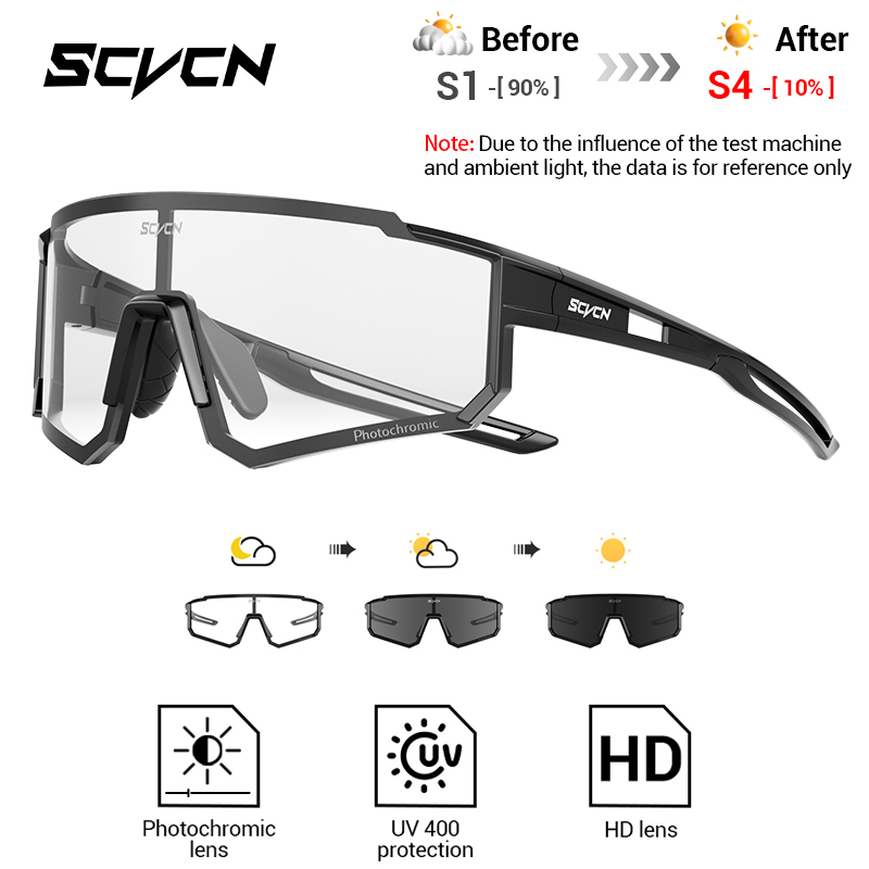 SCVCN New Outdoor Photochromic - огляд і ціна Mountain Biking Glasses