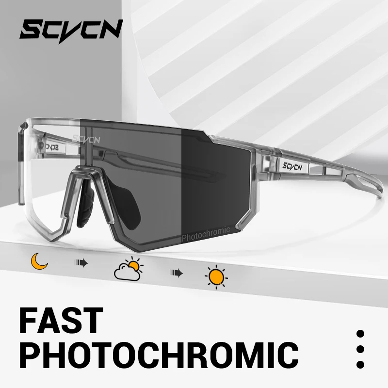 SCVCN New Outdoor Photochromic - огляд і ціна Mountain Biking Glasses