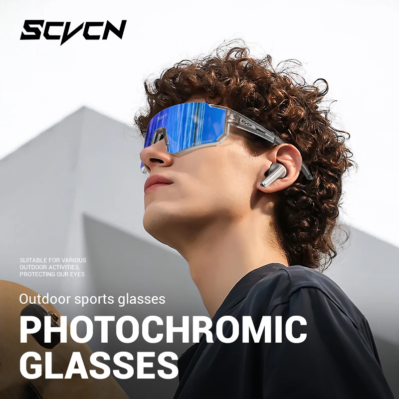SCVCN New Outdoor Photochromic - огляд і ціна Mountain Biking Glasses