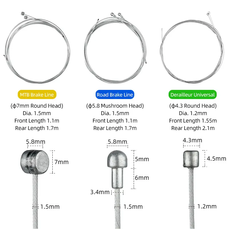 Brake Derailleur Cables Kit Ca - огляд і ціна Mountain Biking Brands