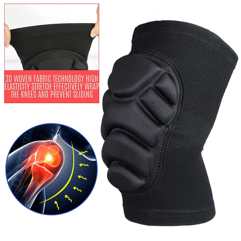 1Pair Thick Sponge Knee Pads E - огляд і ціна Mountain Biking Knee Pads