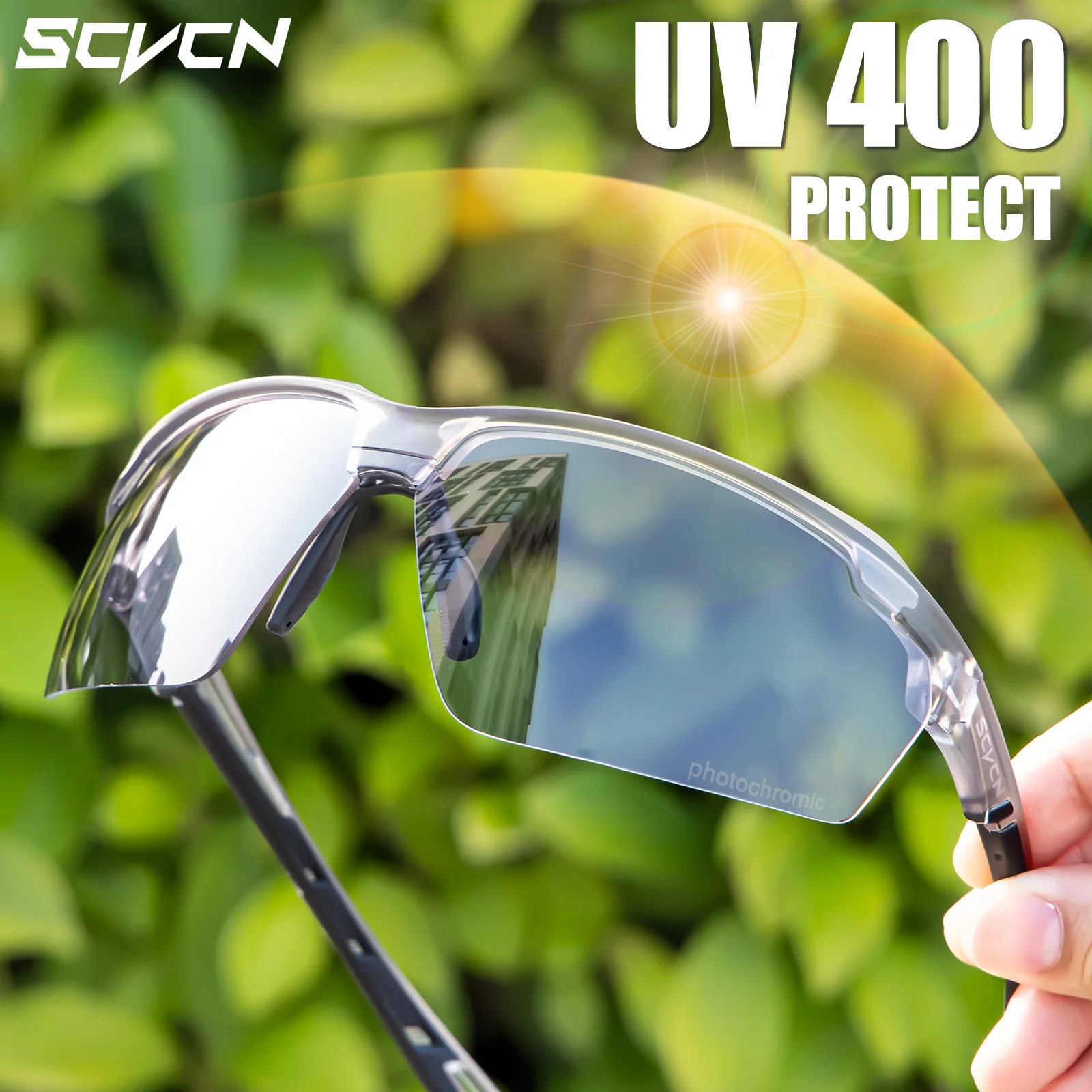SCVCN Photochromic Cycling Sun - огляд і ціна Mountain Biking Glasses